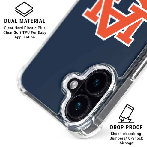 Auburn University Logo Blue iPhone 16 MagSafe Case