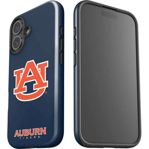 Auburn University Logo Blue iPhone 16 Plus Impact Case