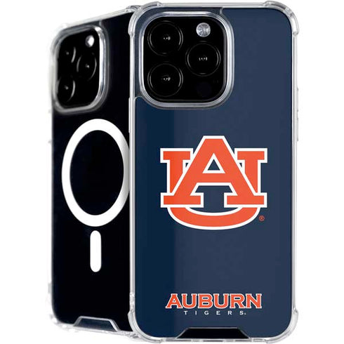 Auburn University Logo Blue iPhone 16 Pro MagSafe Case