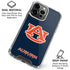 Auburn University Logo Blue iPhone 16 Pro Max Clear Case