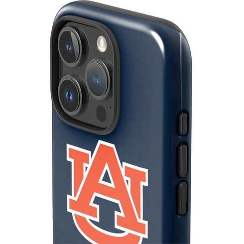 Auburn University Logo Blue iPhone 16 Pro Max Impact Case