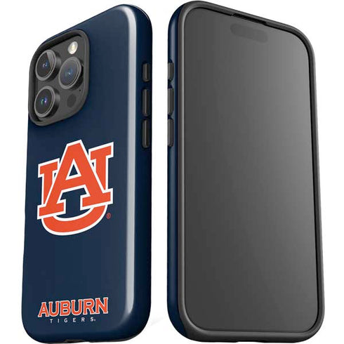 Auburn University Logo Blue iPhone 16 Pro Max Impact Case