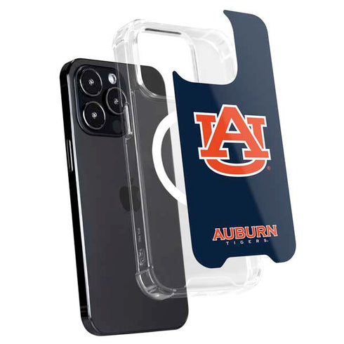 Auburn University Logo Blue iPhone 16 Pro Max MagSafe Case