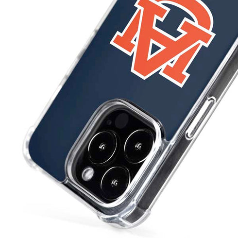 Auburn University Logo Blue iPhone 16 Pro Max MagSafe Case
