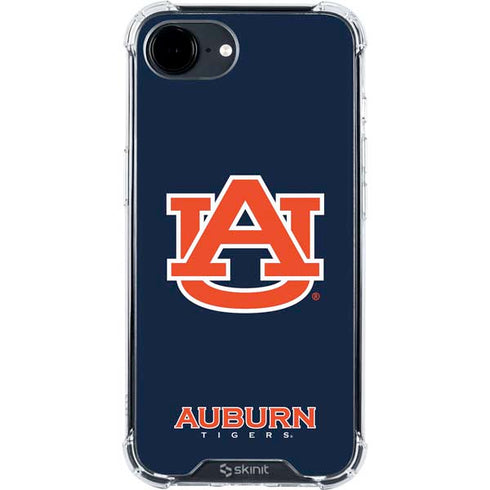 Auburn University Logo Blue iPhone 16e Clear Case