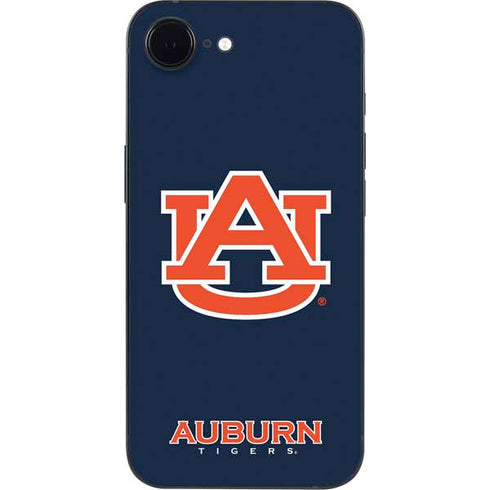 Auburn University Logo Blue iPhone 16e Skin