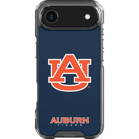 Auburn University Logo Blue iPhone 17 Air Clear Case