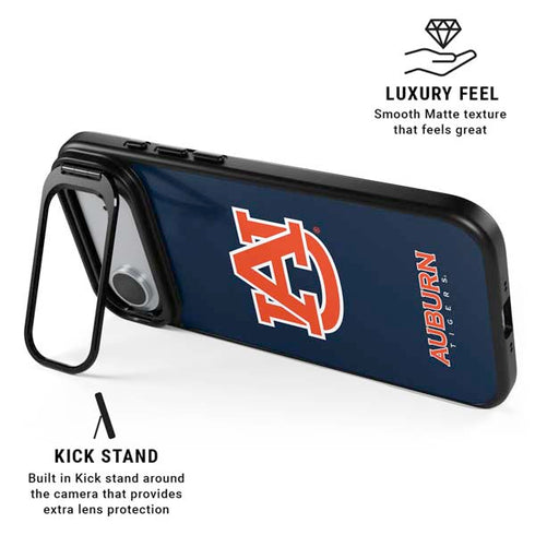 Auburn University Logo Blue iPhone 17 Air Kickstand Case