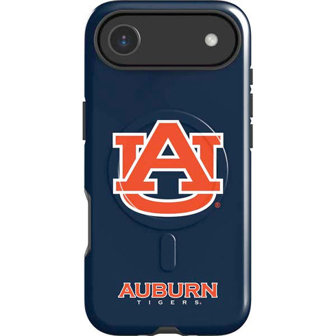 Auburn University Logo Blue iPhone 17 Air Magsafe Impact Case
