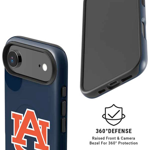 Auburn University Logo Blue iPhone 17 Air Magsafe Impact Case
