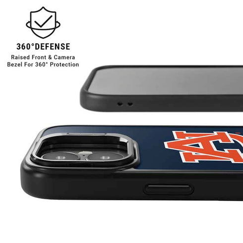 Auburn University Logo Blue iPhone 17 Kickstand Case