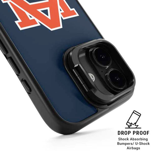Auburn University Logo Blue iPhone 17 Kickstand Case