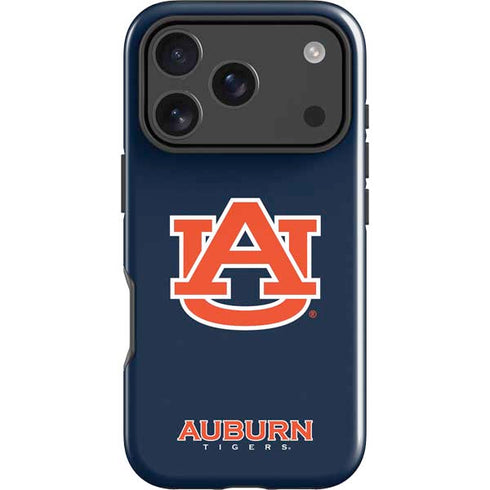 Auburn University Logo Blue iPhone 17 Pro Impact Case