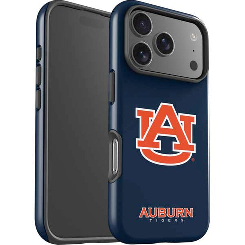 Auburn University Logo Blue iPhone 17 Pro Impact Case