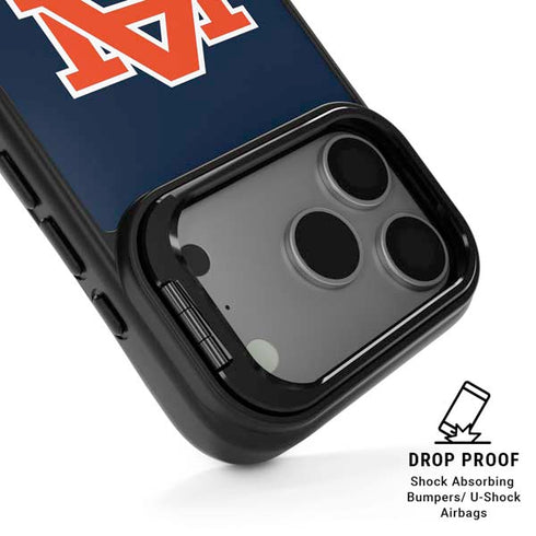 Auburn University Logo Blue iPhone 17 Pro Max Kickstand Case