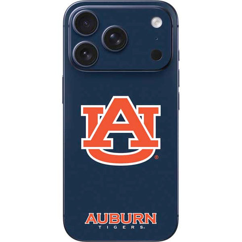 Auburn University Logo Blue iPhone 17 Pro Max Skin