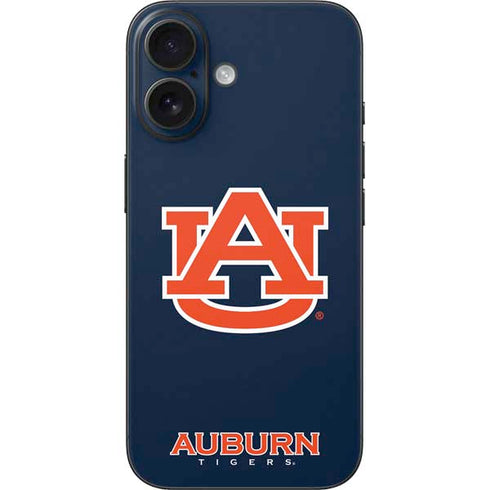Auburn University Logo Blue iPhone 17 Skin