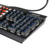 Auburn University Logo Blue K95 RGB PLATINUM Mechanical Gaming Keyboard Skin