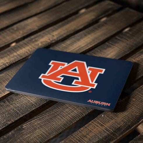 Auburn University Logo Blue Apple MacBook Air Skin