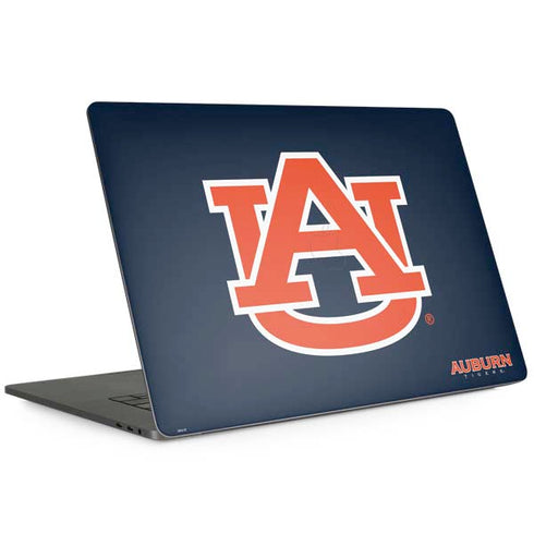 Auburn University Logo Blue MacBook Skins