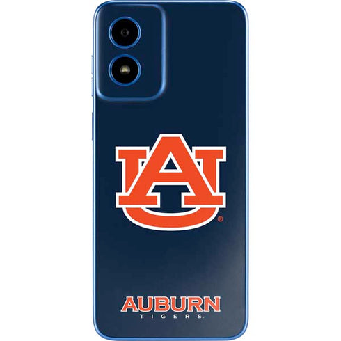 Auburn University Logo Blue Moto G Play 4G (2024) Skin