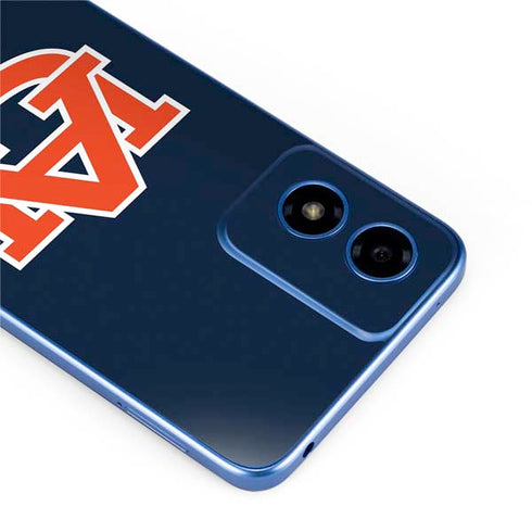 Auburn University Logo Blue Moto G Play 4G (2024) Skin