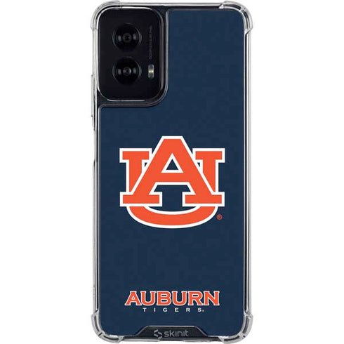 Auburn University Logo Blue Moto G Power 5G (2024) Clear Case