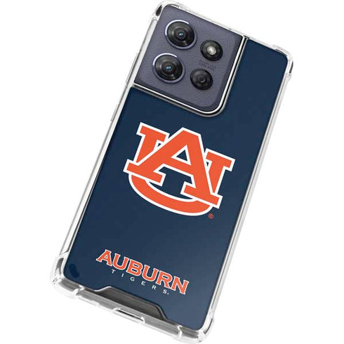 Auburn University Logo Blue Moto G Stylus 5G (2025) Clear Case