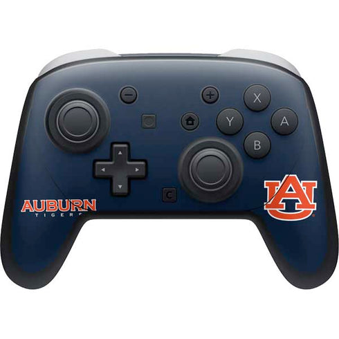 Auburn University Logo Blue Nintendo Switch 2 (2025) Pro Controller Skin