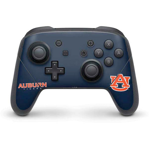 Auburn University Logo Blue Nintendo Skins