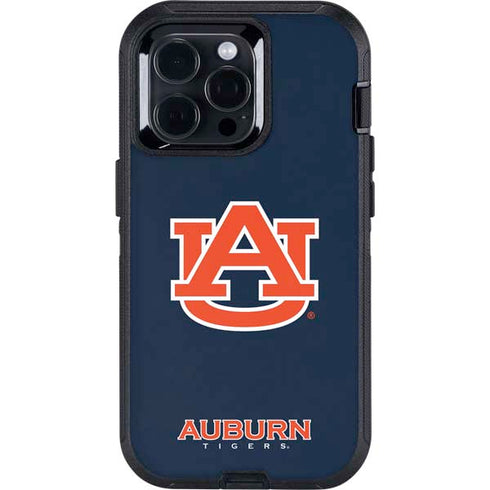 Auburn University Logo Blue Otterbox Defender iPhone Skin