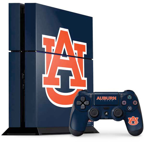 Auburn University Logo Blue PlayStation PS4 Skins
