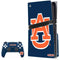 Auburn University Logo Blue PS5 Pro Disk Bundle Skin