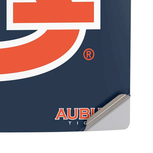Auburn University Logo Blue PS5 Pro Disk Console Skin