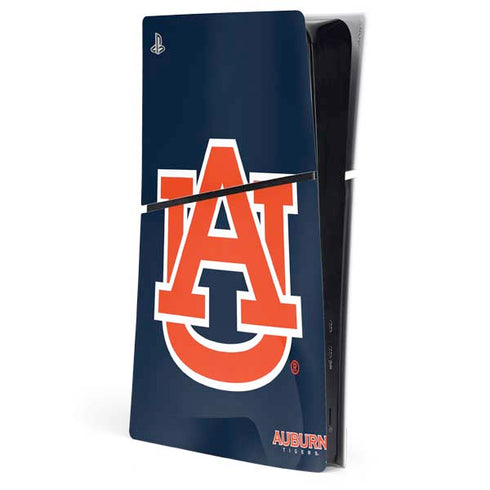 Auburn University Logo Blue PlayStation PS5 Skins