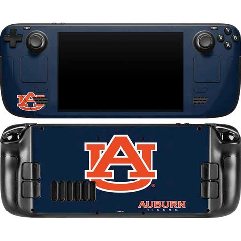 Auburn University Logo Blue Steam Deck Handheld Gaming Computer OLED Skin