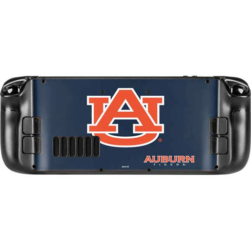 Auburn University Logo Blue Steam Deck Handheld Gaming Computer Skin