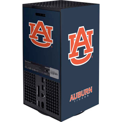 Auburn University Logo Blue XBox Series X Digital Edition Bundle Skin
