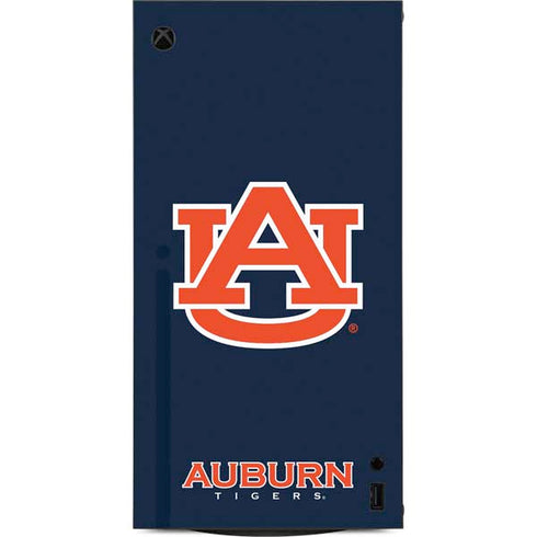 Auburn University Logo Blue XBox Series X Digital Edition Console Skin