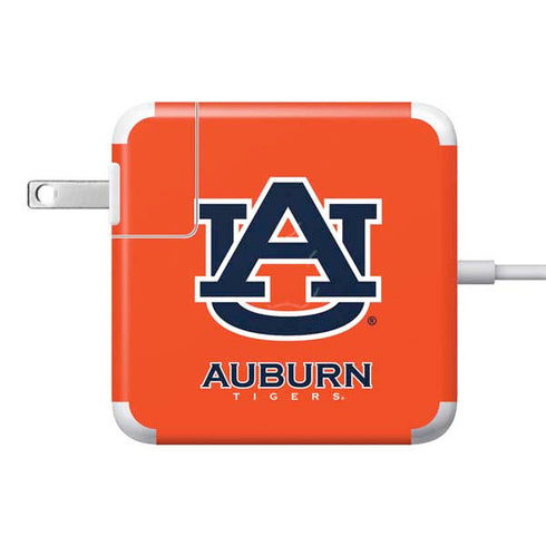 Auburn University Logo Orange 85W Power Adapter (15 and 17 inch MacBook Pro Charger) Skin