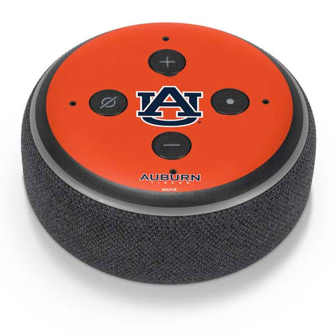 Auburn University Logo Orange Amazon Echo Dot Skin