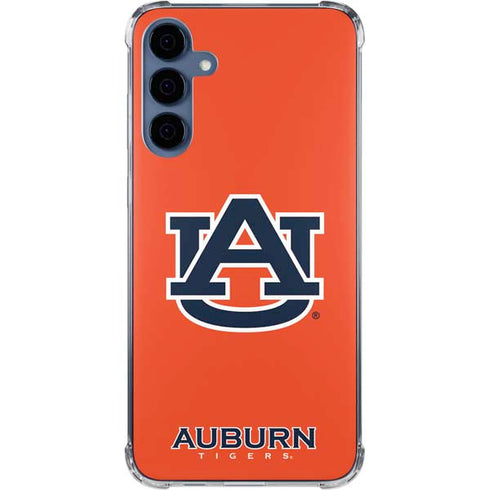 Auburn University Logo Orange Galaxy A35 5G Clear Case