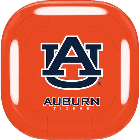 Auburn University Logo Orange Galaxy Buds Live Skin
