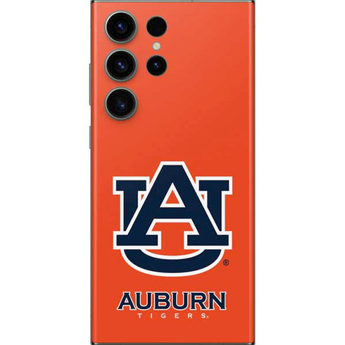 Auburn University Logo Orange Galaxy Skins