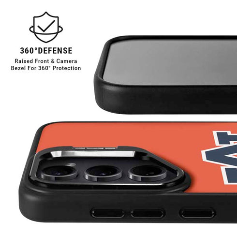 Auburn University Logo Orange Galaxy S25 Kickstand Case