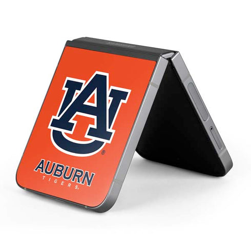 Auburn University Logo Orange Galaxy Z Flip6 Skin