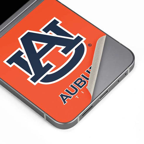 Auburn University Logo Orange Galaxy Z Flip6 Skin