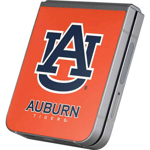 Auburn University Logo Orange Galaxy Z Flip6 Skin