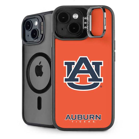Auburn University Logo Orange iPhone 15 Kickstand Case