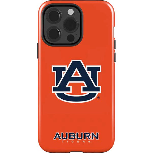 Auburn University Logo Orange iPhone 15 Pro Impact Case